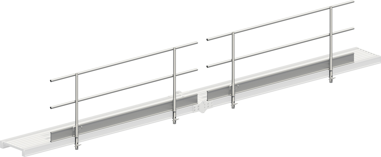 LAYHER Dreiteiliger Seitenschutz für Alu-Steg 600 LAYHER Dreiteiliger Seitenschutz für Alu-Steg 600