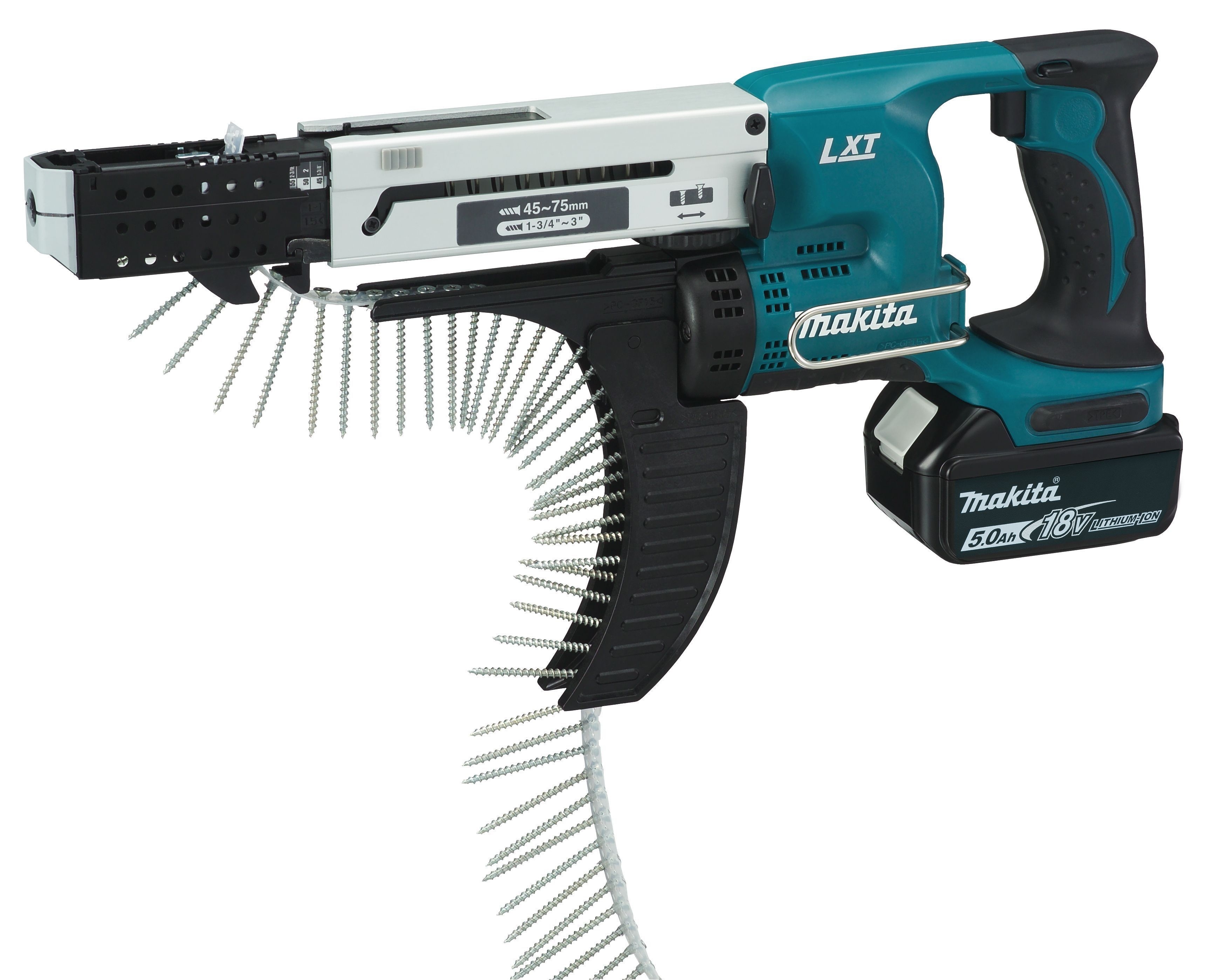 Makita Akku-Magazinschrauber DFR750RTE Makita Akku-Magazinschrauber DFR750RTE