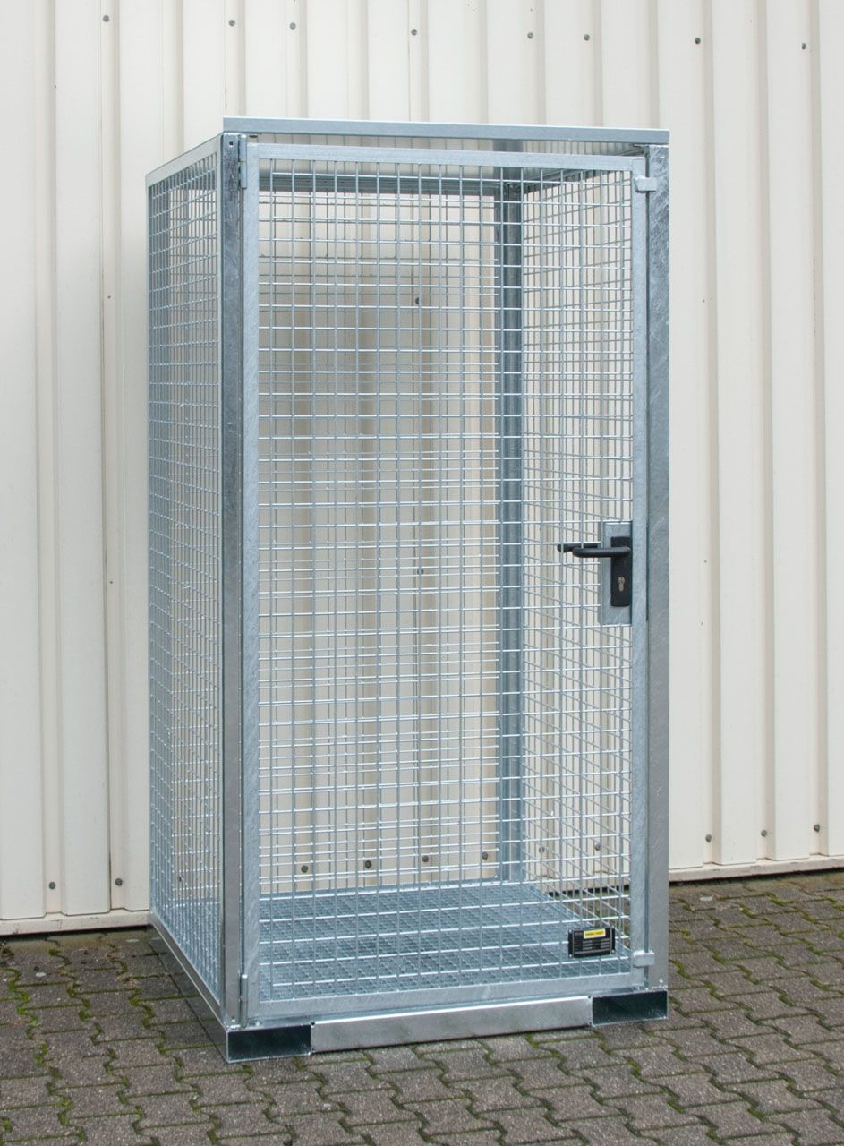 BAUER Gasflaschen-Container GFC-E/G M0, feuerverzinkt BAUER Gasflaschen-Container GFC-E/G M0, feuerverzinkt