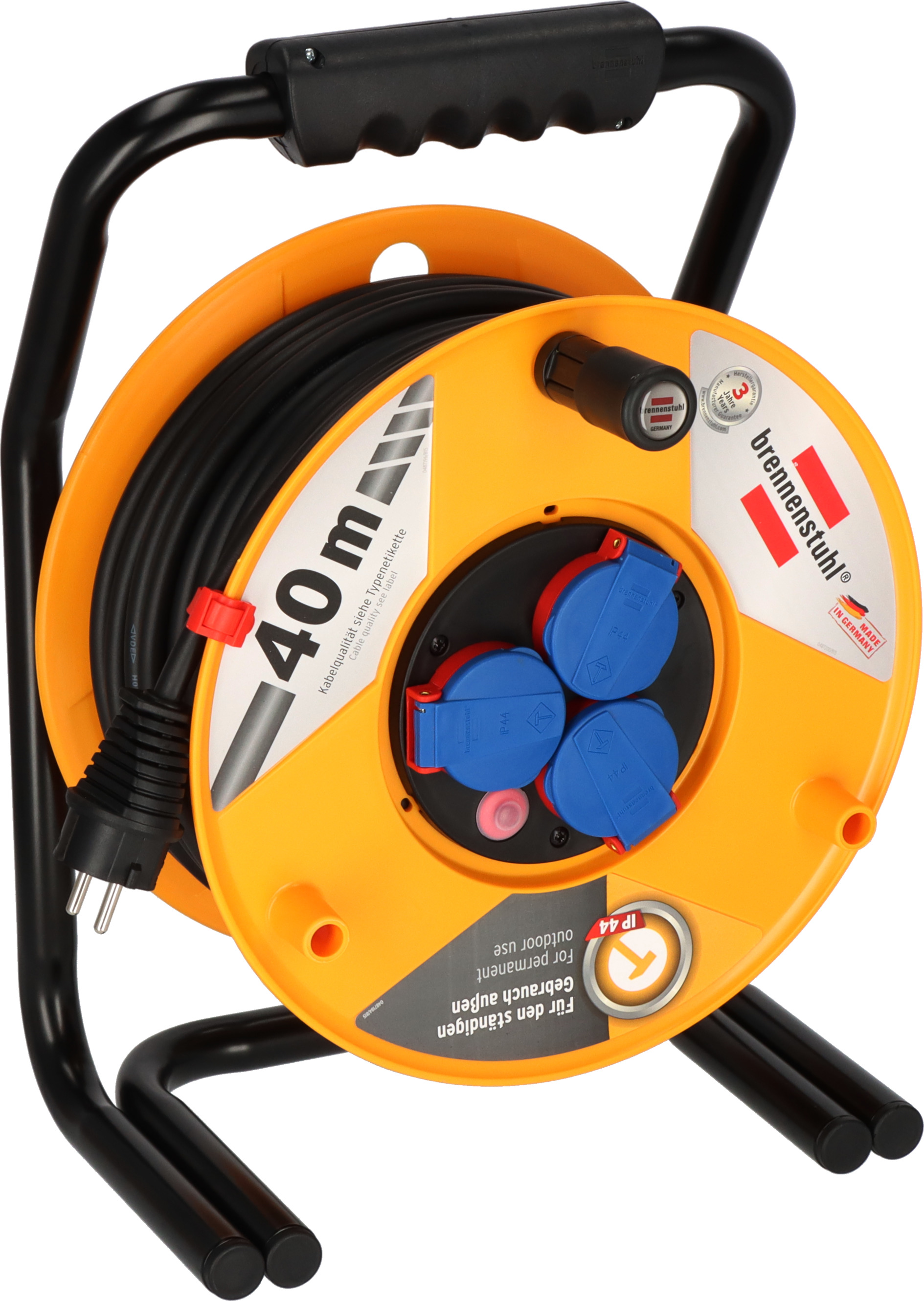 BRENNENSTUHL Brobusta IP44 Gewerbe-/Baustellen-Kabeltrommel 40m H07RN-F 3G2,5 BRENNENSTUHL Brobusta IP44 Gewerbe-/Baustellen-Kabeltrommel 40m H07RN-F 3G2,5