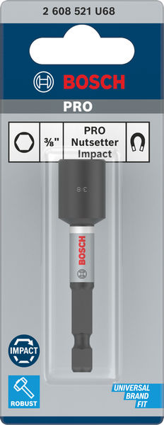 BOSCH PRO Nutsetter Impact, 3/8" x 65 mm