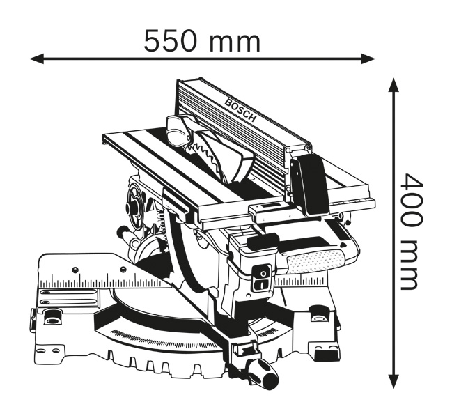 BOSCH Kombinationssäge GTM 12 JL