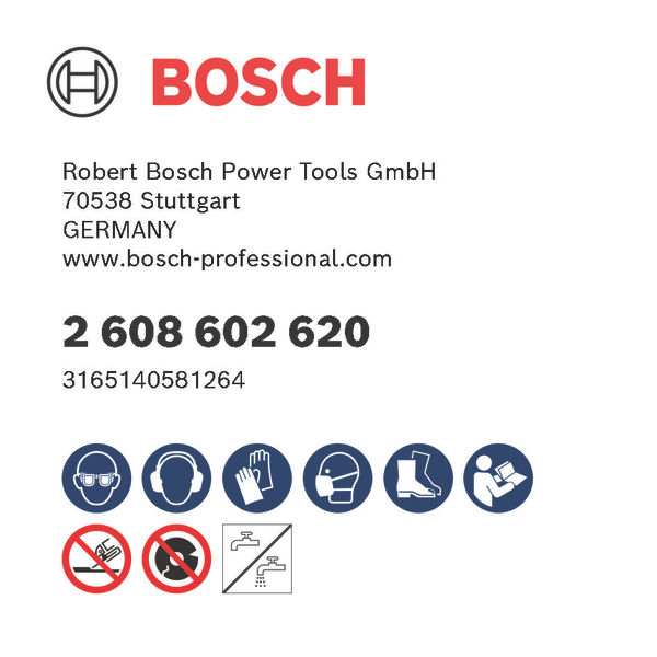 BOSCH Diamanttrennscheibe Standard for Abrasive, 300 x 20,00/25,40 x 2,8 x 10 mm BOSCH Diamanttrennscheibe Standard for Abrasive, 300 x 20,00/25,40 x 2,8 x 10 mm