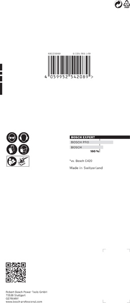 BOSCH EXPERT C470 Schleifblatt, 93x186mm, K320, 8 Löcher, 10-tlg. BOSCH EXPERT C470 Schleifblatt, 93x186mm, K320, 8 Löcher, 10-tlg.