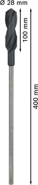 BOSCH PRO Wood HSS Installationsbohrer, 28 x 100 x 400 mm BOSCH PRO Wood HSS Installationsbohrer, 28 x 100 x 400 mm