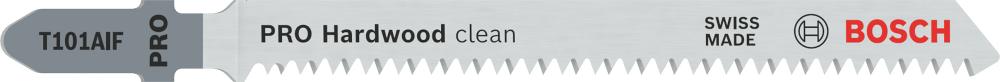BOSCH PRO Hardwood clean T101AIF Stichsägeblatt, 100 mm, 5-tlg. BOSCH PRO Hardwood clean T101AIF Stichsägeblatt, 100 mm, 5-tlg.