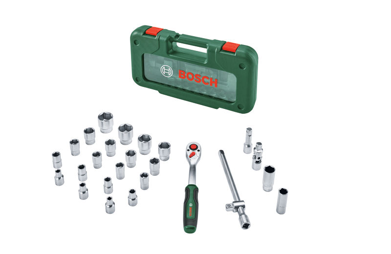 BOSCH Handwerkzeuge 1/2“-Ratschen-Set 26-tlg.
