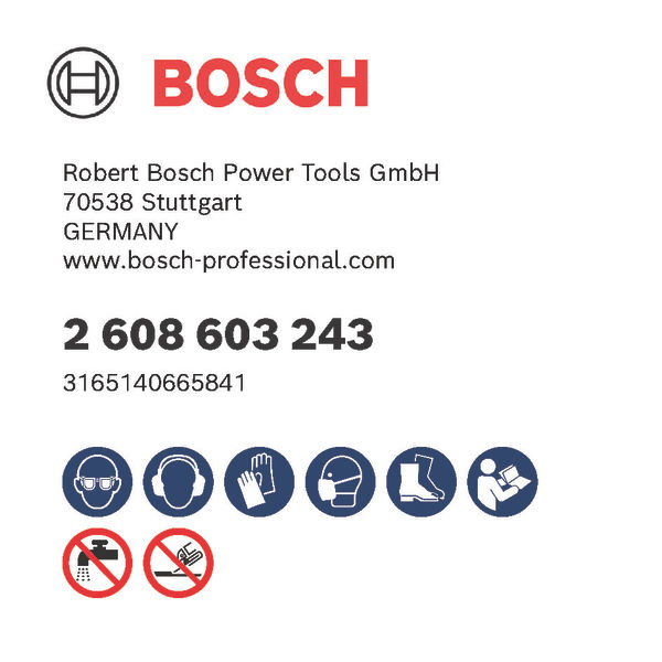 BOSCH Diamanttrennscheibe Standard for Concrete, 230 x 22,23 x 2,3 x 10 mm, 10er-Pack