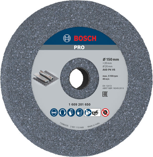 BOSCH PRO Metal Schleifscheibe, 150 x 20 x 20 mm, G60 BOSCH PRO Metal Schleifscheibe, 150 x 20 x 20 mm, G60