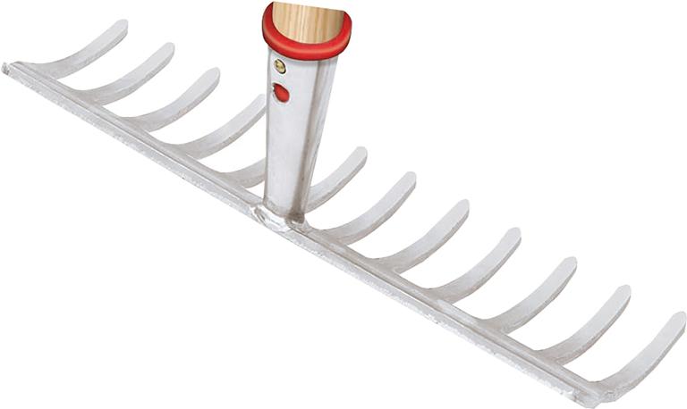 IDEAL Gartenrechen 14 Zinken Arbeitsbreite 360 mm Ideal
