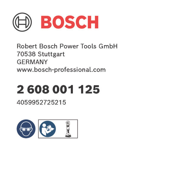 BOSCH PRO Presseinsatz, E25 CU, 25 mm², Kupfere