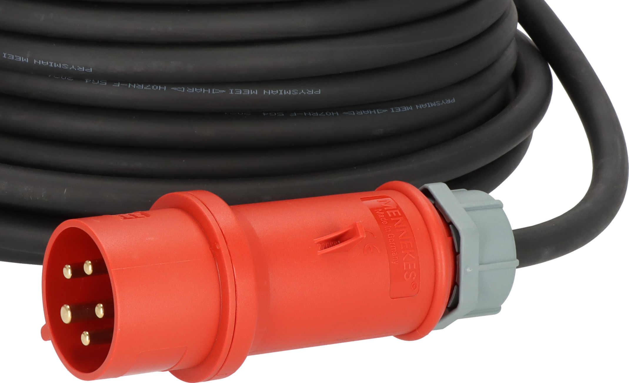 BRENNENSTUHL CEE Verlängerungskabel IP44 mit Phasenwender 10m schwarz H07RN-F 5G2,5 CEE 400V/16A