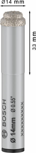 BOSCH PRO Ceramic dry Bohrer, 14 x 33 x 13 mm