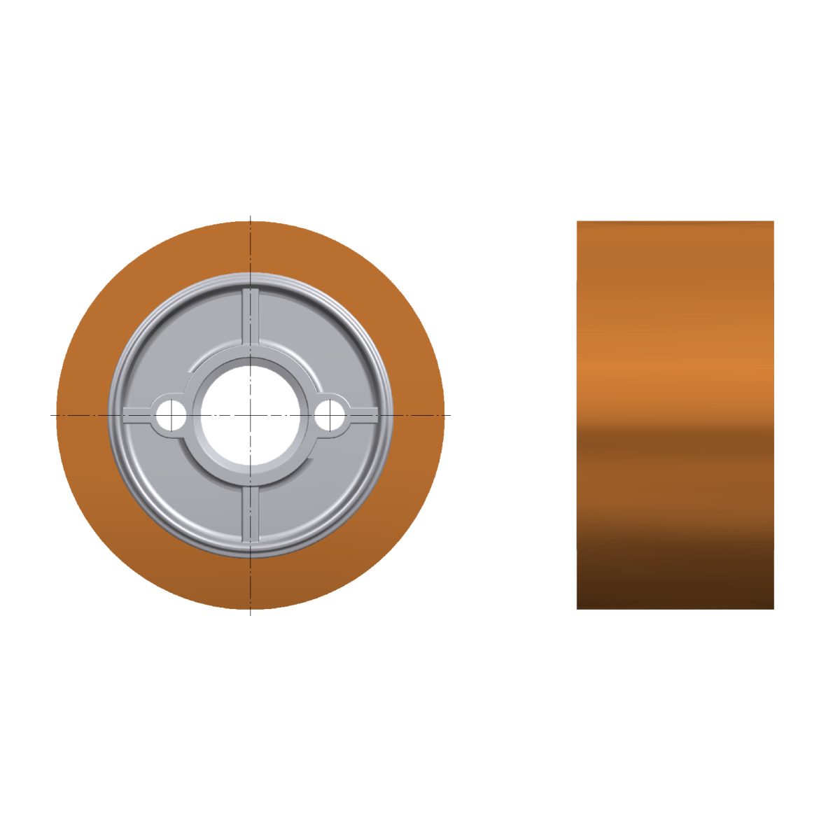 STÜRMER Vorschubrolle Holzkraft Ø 118 mm, Breite 50 mm für rauhe Oberflächen STÜRMER Vorschubrolle Holzkraft Ø 118 mm, Breite 50 mm für rauhe Oberflächen