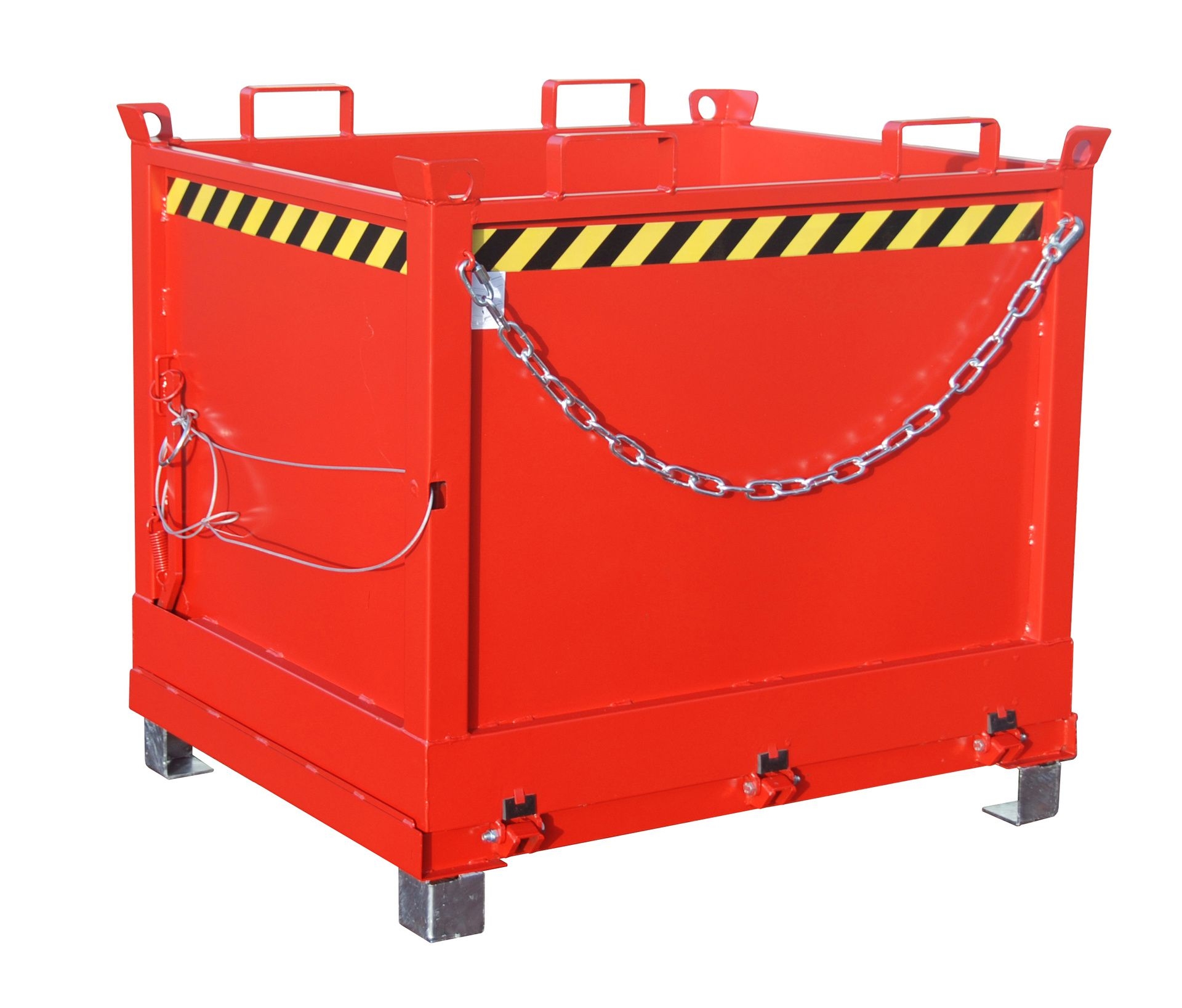 BAUER Klappbodenbehälter FB 1000, lackiert, RAL 3000 Feuerrot BAUER Klappbodenbehälter FB 1000, lackiert, RAL 3000 Feuerrot