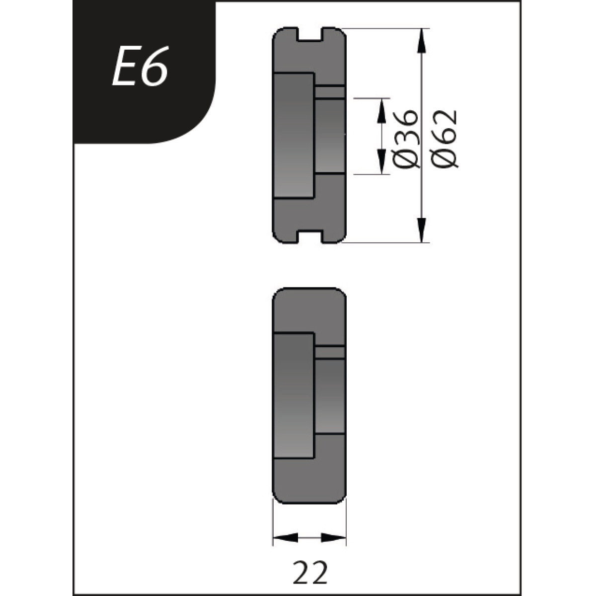 METALLKRAFT Biegerollen Biegerollen Typ E6 - SBM 140