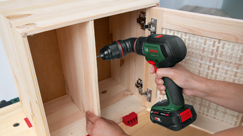 BOSCH Akku-Bohrschrauber AdvancedDrill 18V-80 QuickSnap, 2x Akku PBA 18V 2.5Ah