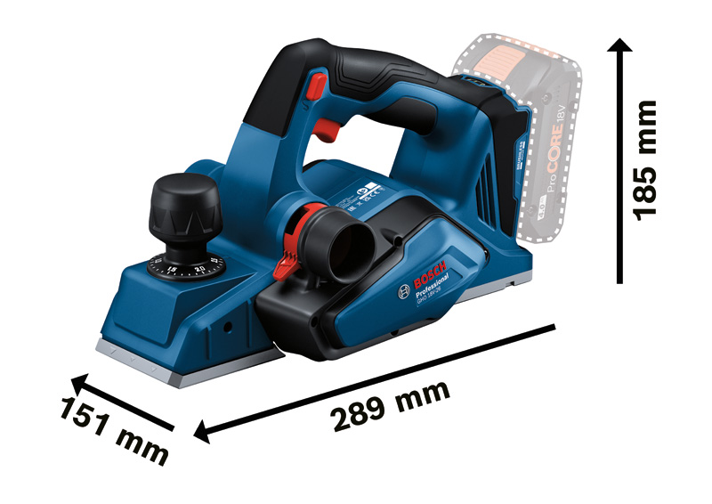 BOSCH Akku-Hobel GHO 18V-26, im Karton BOSCH Akku-Hobel GHO 18V-26, im Karton