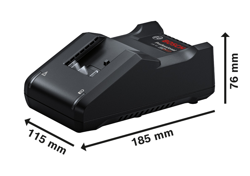 BOSCH Combo Kit Set mit 3 18V-Werkzeugen: GSB + GBH + GWS + 2x GBA 4.0Ah + GAL18V-40