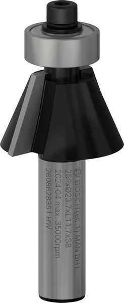 BOSCH PRO Fasefräser, 25°, Schaft 8 mm BOSCH PRO Fasefräser, 25°, Schaft 8 mm