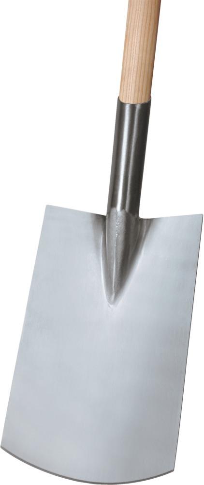 IDEAL Gärtnerspaten Rohrdüll poliert, Import Ideal