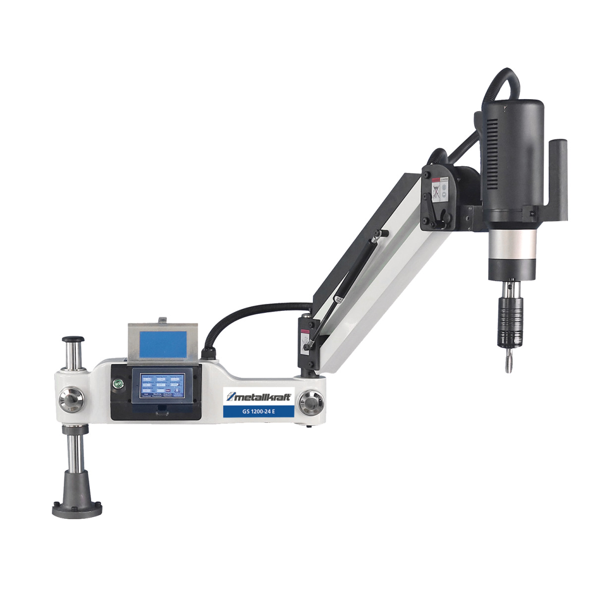 STÜRMER Elektrische Gewindeschneidmaschine Metallkraft GS 1200-24 E Aktions-Set inkl. Unterbau