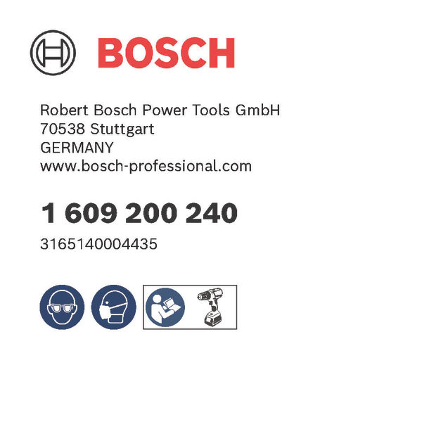 BOSCH PRO Stützteller, 125 x 8 mm