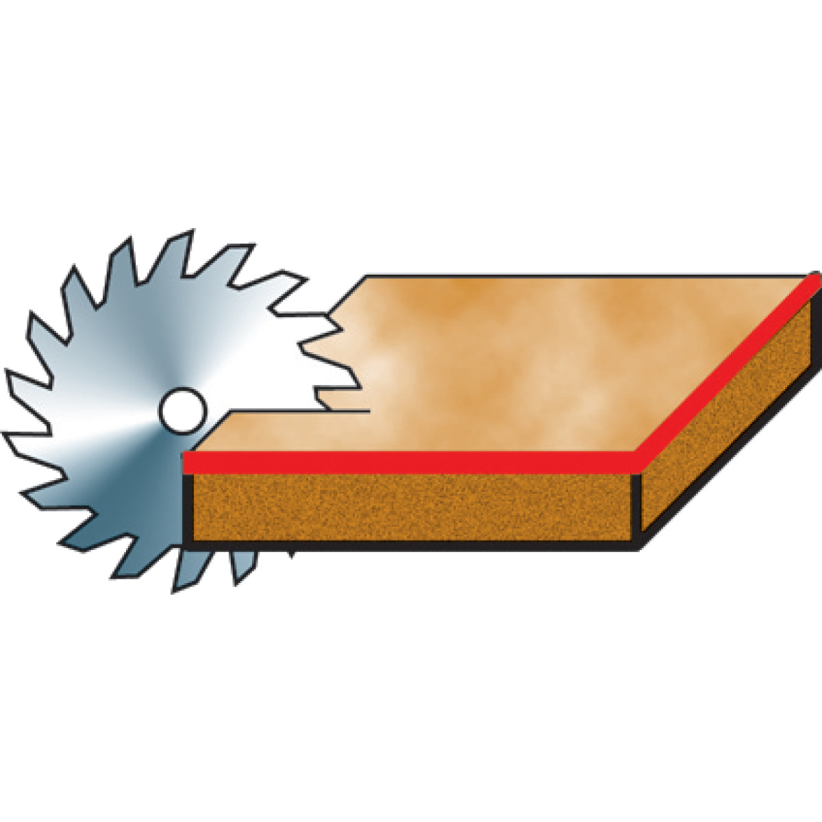 HOLZKRAFT Besäum- und Fertigungsschnitt-Kreissägeblatt KSB-BF 400/96