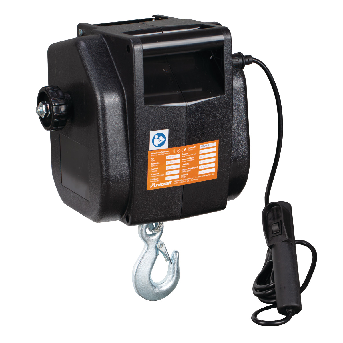 STÜRMER Elektroseilwinde Unicraft ESW 901 STÜRMER Elektroseilwinde Unicraft ESW 901