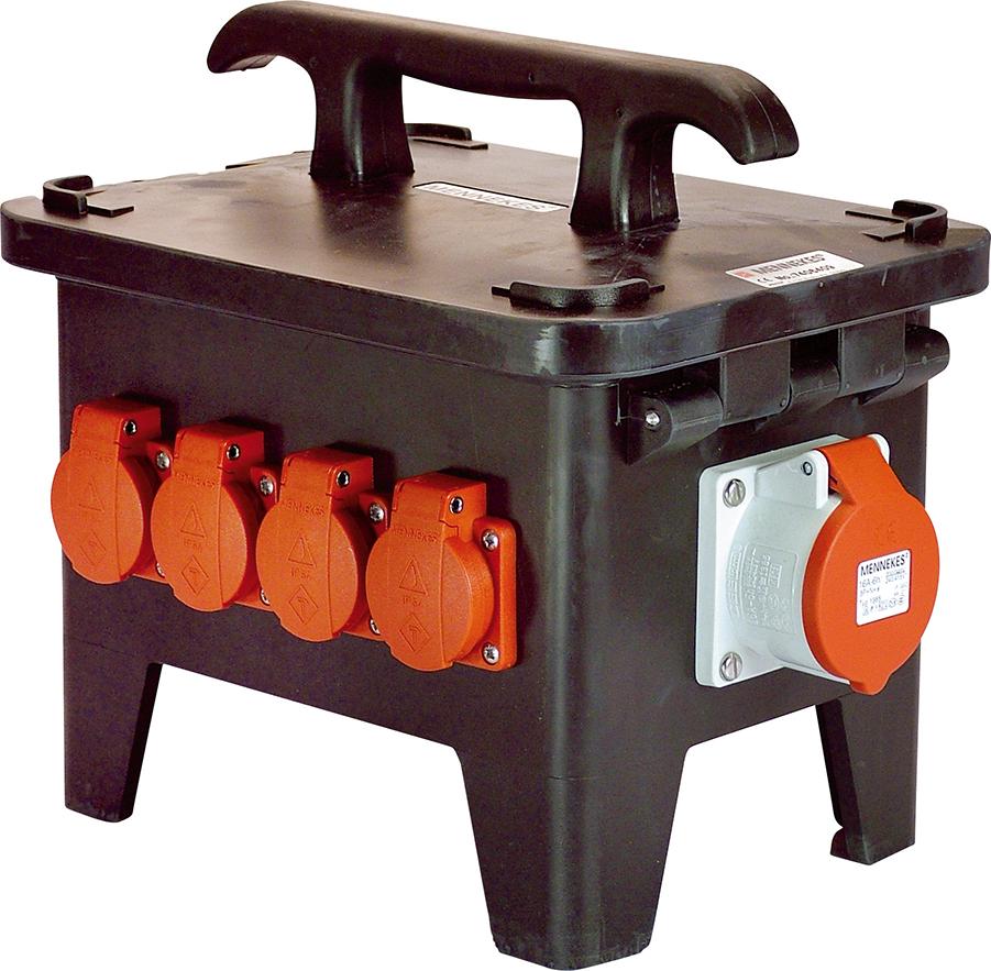 AS SCHWABE TECHNIKPRODUKTE Baustellen-StromverteilerM1 400V aus Vollgummi
