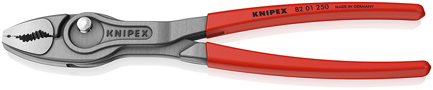 KNIPEX KNIPEX 82 01 250 TwinGrip® Front- und Seitengreifzange 250 mm grau atramentiert mit rutschhemmendem Kunststoff überzogen poliert KNIPEX KNIPEX 82 01 250 TwinGrip® Front- und Seitengreifzange 250 mm grau atramentiert mit rutschhemmendem Kunststoff überzogen poliert