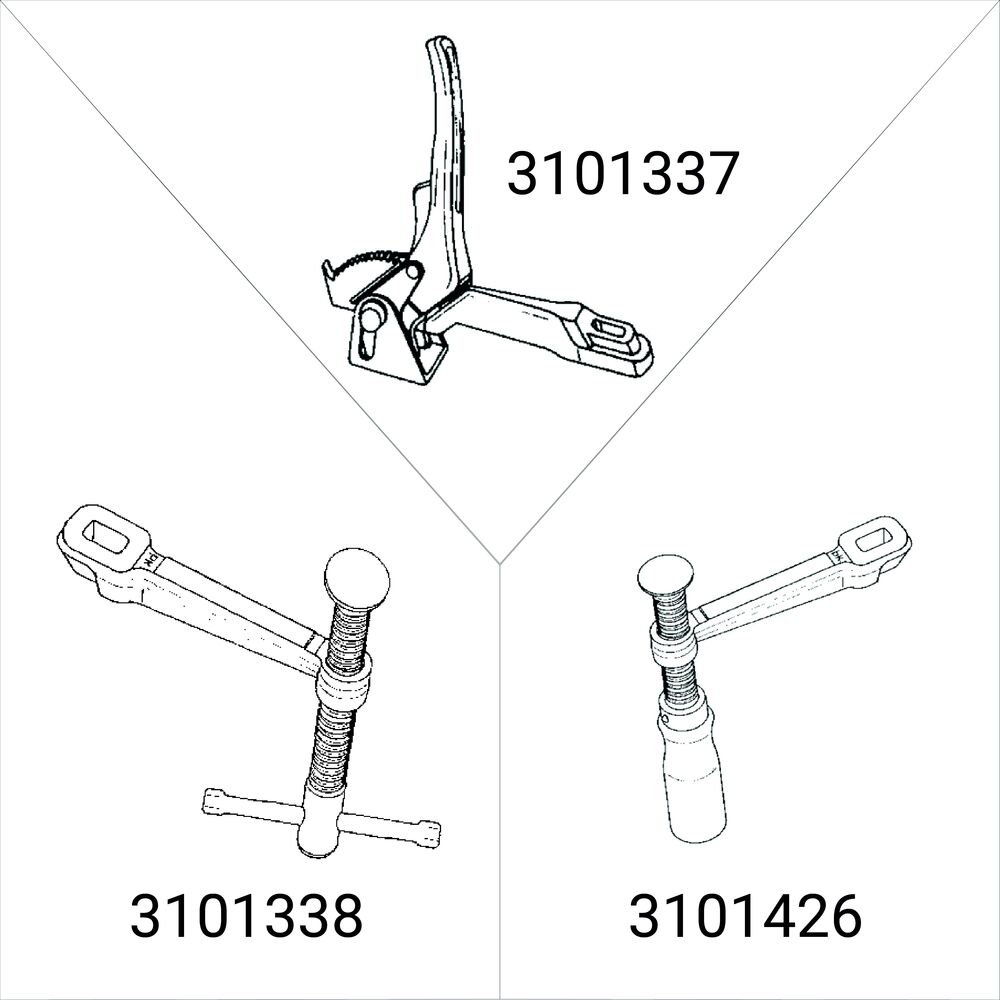 BESSEY Gleitbügel komplett für Baugröße SLV BESSEY Gleitbügel komplett für Baugröße SLV