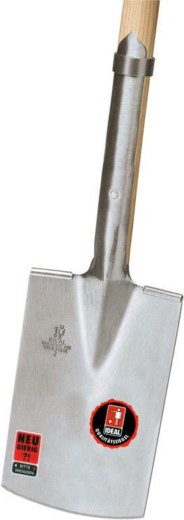 IDEAL Rodespaten Gr. 2 T-Stiel TrittschutzIdeal
