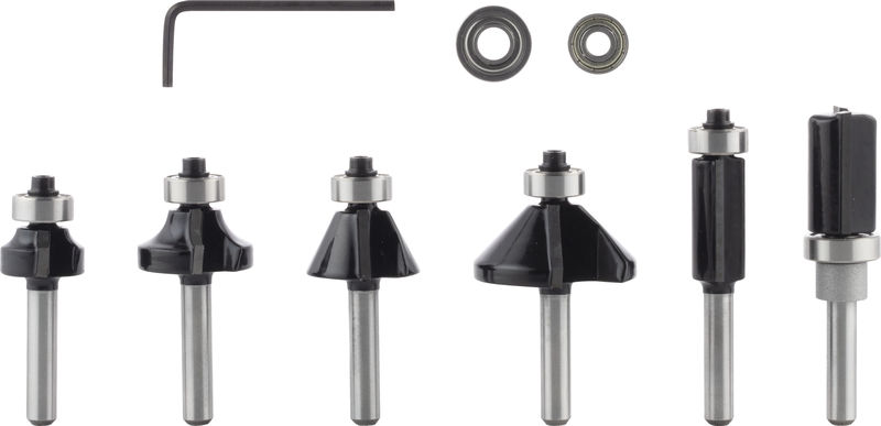 BOSCH PRO Kantenfräser-Set, 6-tlg BOSCH PRO Kantenfräser-Set, 6-tlg