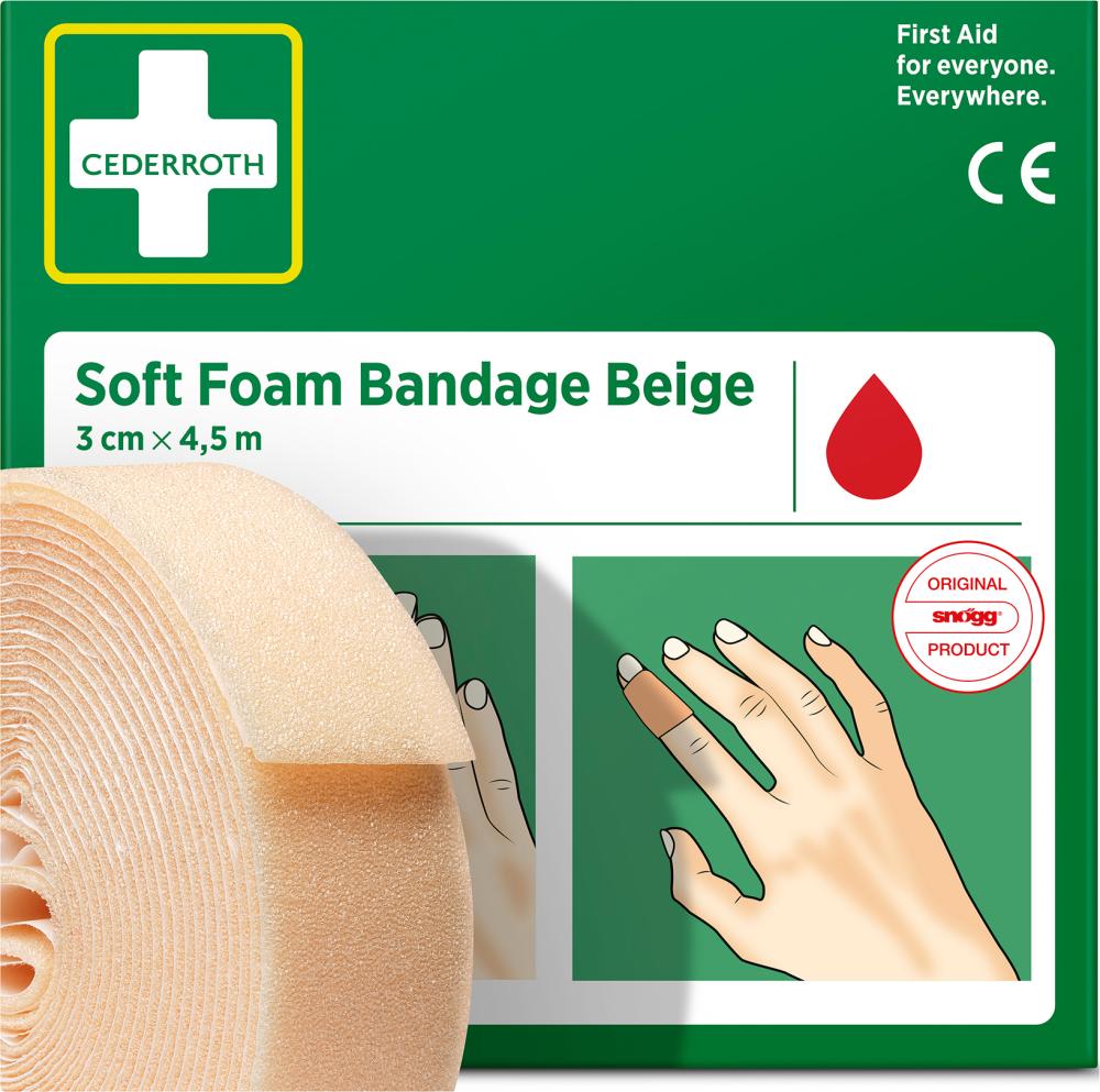 CEDERROTH Schaumbandage 3cm x 4,5m