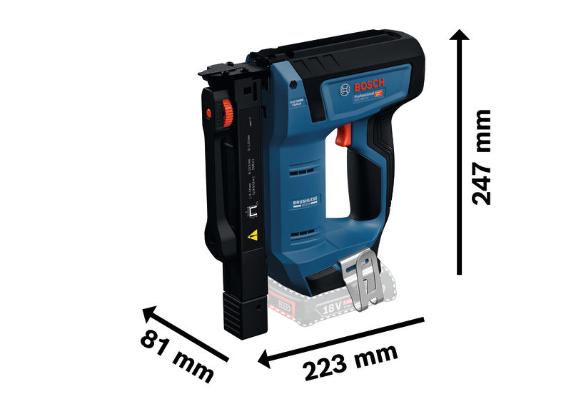 BOSCH Akku-Holzklammerer GTH 18V-14 in L-BOXX BOSCH Akku-Holzklammerer GTH 18V-14 in L-BOXX
