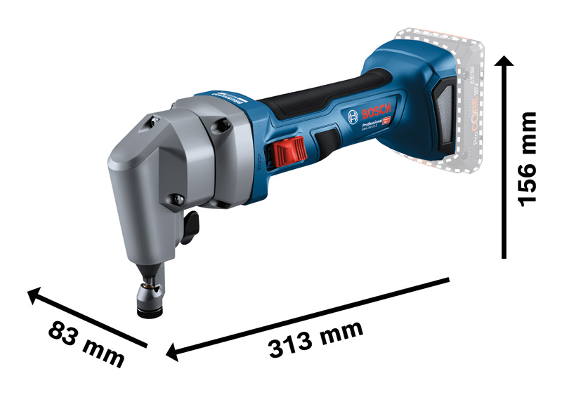 BOSCH Akku-Nager GNA 18V-16 E