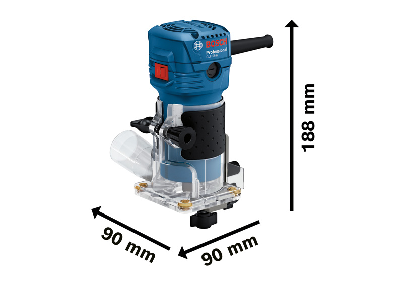 BOSCH Kantenfräse GLF 55-6