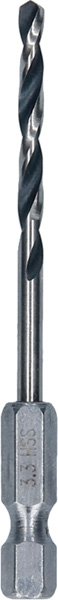 BOSCH HSS PointTeQ Sechskantbohrer 3,3 mm BOSCH HSS PointTeQ Sechskantbohrer 3,3 mm