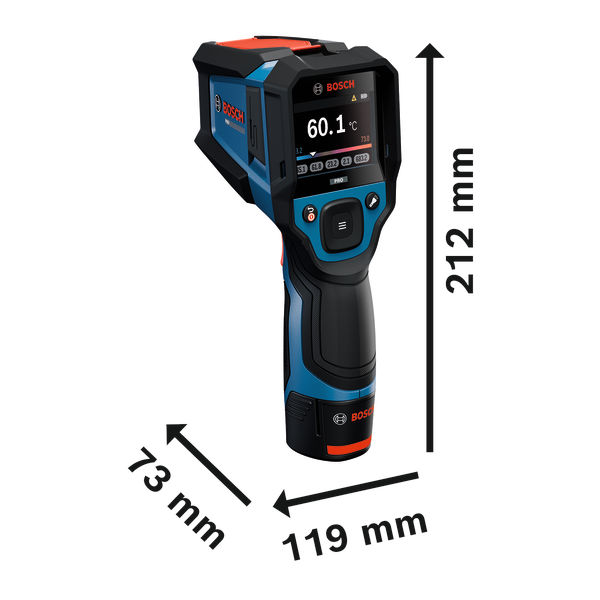 BOSCH Thermodetektor GIS12V-800-16, 1 x Akku GBA 12V 2.0Ah in L-BOXX BOSCH Thermodetektor GIS12V-800-16, 1 x Akku GBA 12V 2.0Ah in L-BOXX