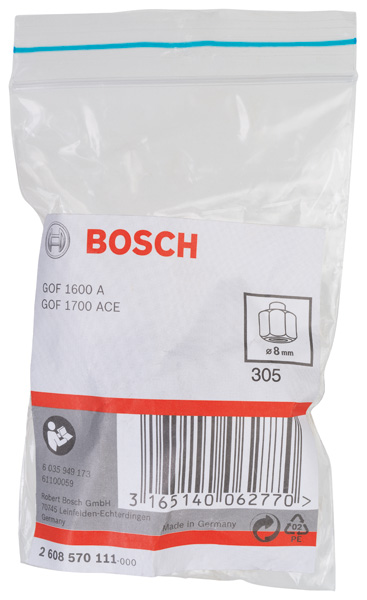BOSCH Spannzange, 8 mm, 27 mm