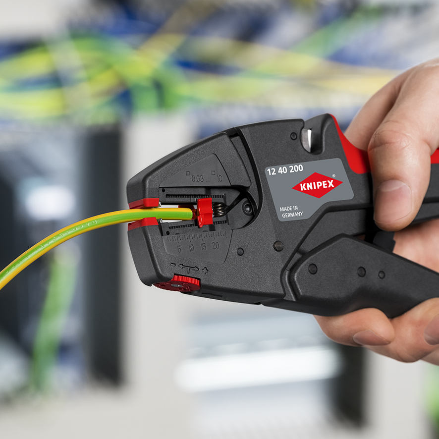 KNIPEX KNIPEX 12 40 200 EvoStrip Selbsteinstellende Abisolierzangen 200 mm