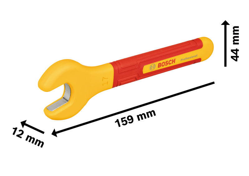 BOSCH VDE-Einmaulschlüssel 17 mm