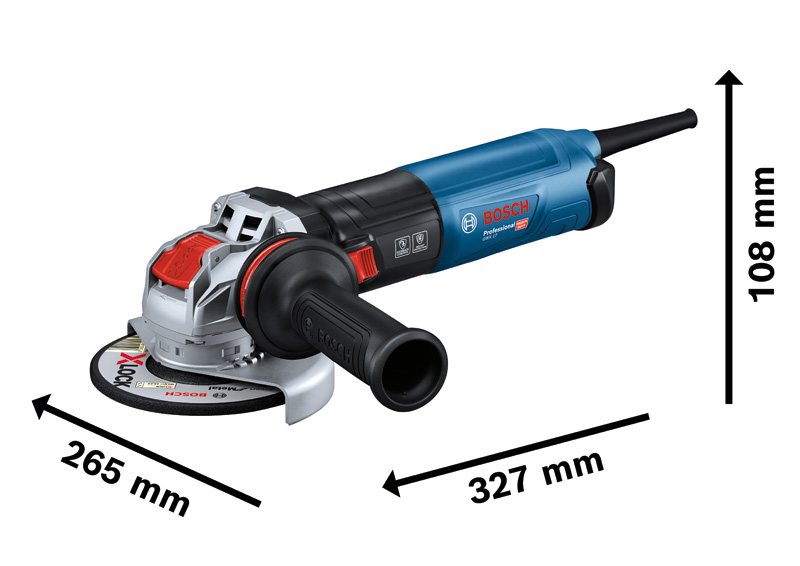 BOSCH Winkelschleifer mit X-LOCK GWX 17-125 S
