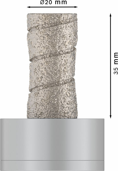 BOSCH PRO Ceramic dry Bohrkrone, M14, 20x35 mm, X-Lock