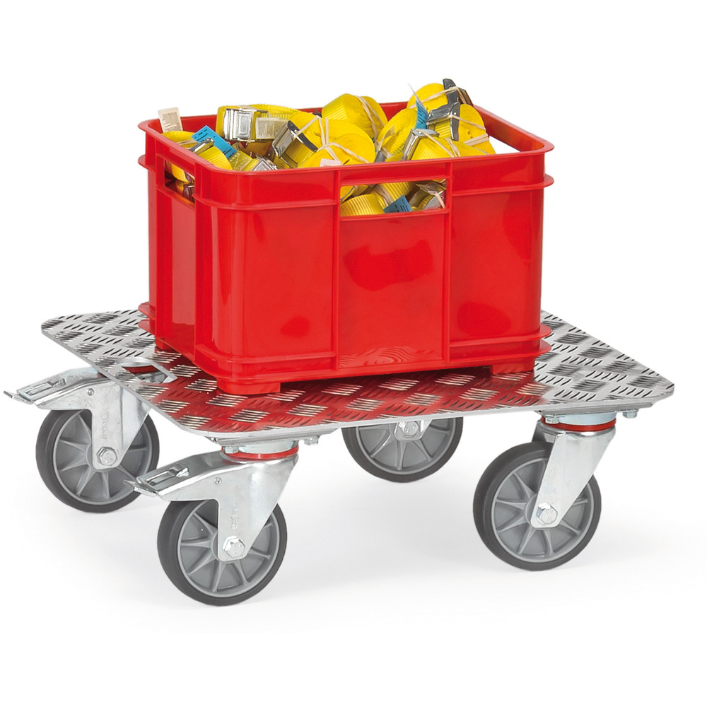 FETRA - FECHTEL TRANSPORTGERÄTE Kistenroller 1187 - ALU-Quintettblech