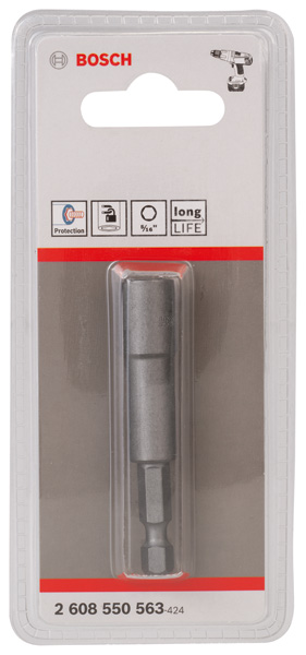 BOSCH Steckschlüssel, 65 mm x 5/16-Zoll, Tiefenanschlag 2 607 002 586 BOSCH Steckschlüssel, 65 mm x 5/16-Zoll, Tiefenanschlag 2 607 002 586