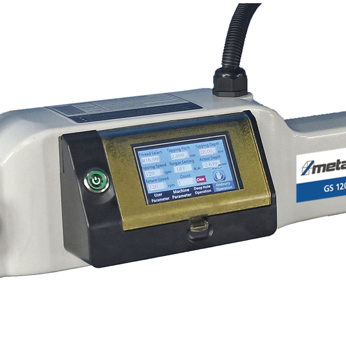 STÜRMER Elektrische Gewindeschneidmaschine Metallkraft GS 1200-24 E Aktions-Set inkl. Unterbau