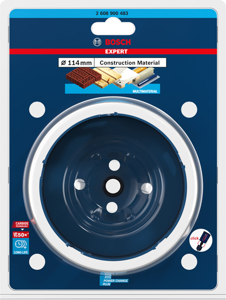 BOSCH EXPERT Construction Material Lochsäge, 114x60 mm BOSCH EXPERT Construction Material Lochsäge, 114x60 mm