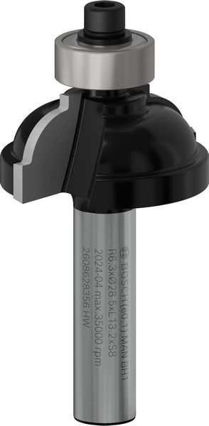 BOSCH PRO Profilfräser klassisch, R 6,3, Schaft 8 mm